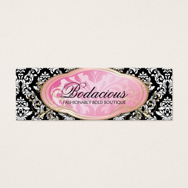 311 Bodacious Boutique Black Hang Tag (Front)