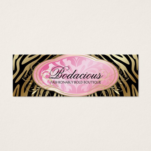 311 Bodacious Boutique Black Hang Tag (Front)