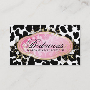 311 Bodacious Boutique Leopard Spots Business Card