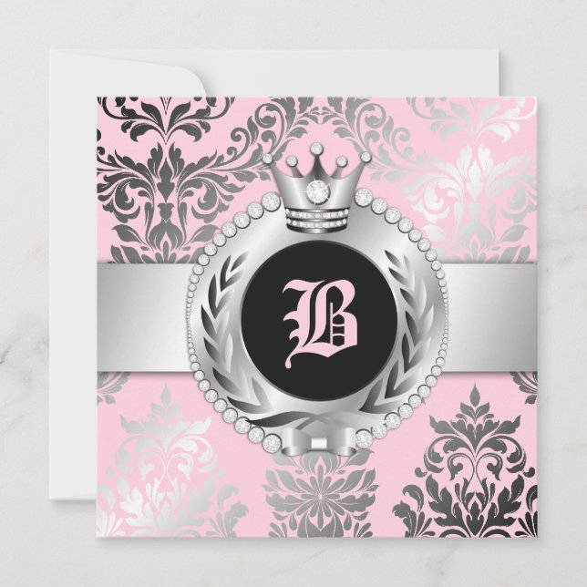 311 Bombshell Belladonte Sweet Pink Invitation (Front)