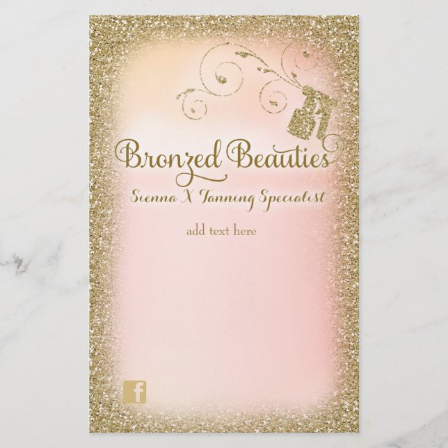 311 Bronzed Beauties Glitter Spray Flyer (Front)