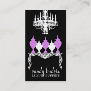 311 Candy Budoir Purple Rococo Business Card