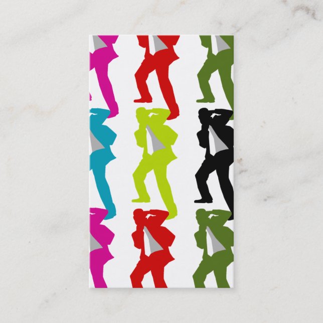 311-Caught in the Act-ion Shot Photographer Business Card (Front)