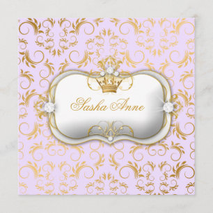 311 Ciao Bella Golden Divine Lilac Invitation