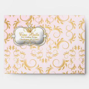311-Ciao Bella Golden Divine Pink Envelope
