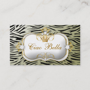 311 Ciao Bella Hip Zebra Moss Business Card
