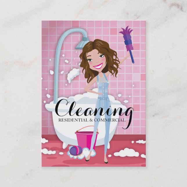 311 Cleaning Services Business Card (Front)