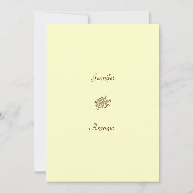 311-Coastal Seaturtle Invitation (Front)