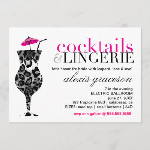 311 Cocktails & Lingerie Invitation