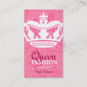 311-Crown Couture Monogram Business Card