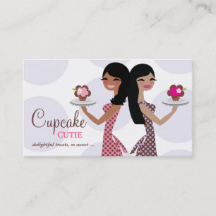 311 Cupcake Cutie Brunette Duo Business Card