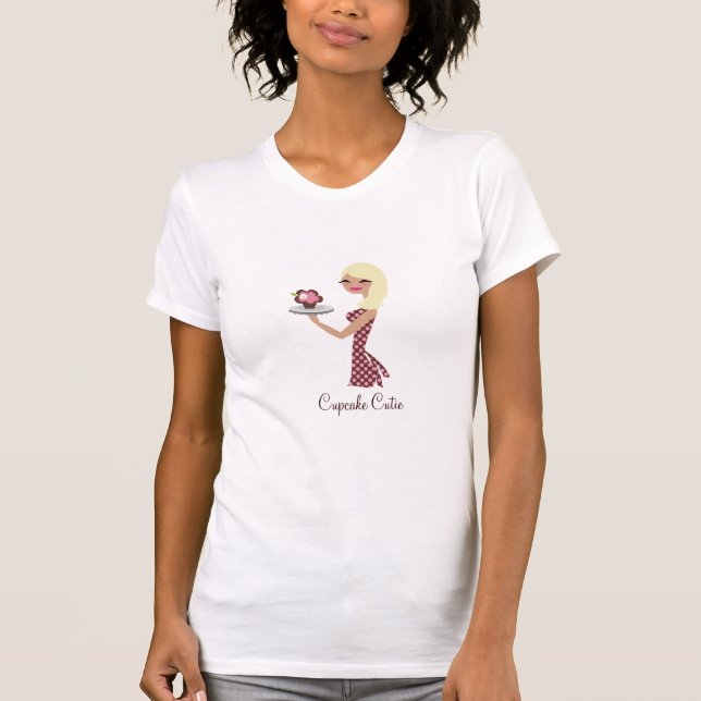 311-Cupcake Cutie Light Blonde Wavy Tee (Front)