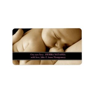 311-Customisable Baby Address Label