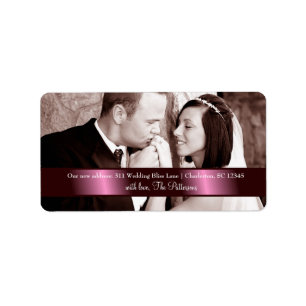311 Customisable Wedding New Address Label