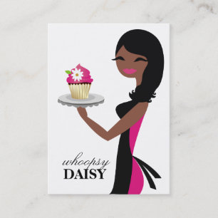 311 Daisy the Cupcake Cutie African American Business Card