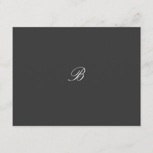 311-Damask Shimmer Polar Bear RSVP card
