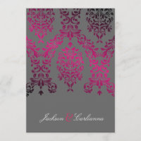 311-Dashing Damask Night Magenta Dark Grey
