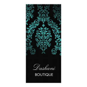 311 Dashing Damask Sea Garden at Night Rack Card
