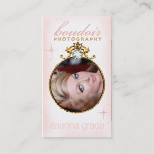 311 Diamond Boudoir Photography Template Business Card