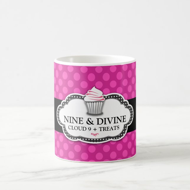 311 Divine Pink Dots Coffee Mug (Center)