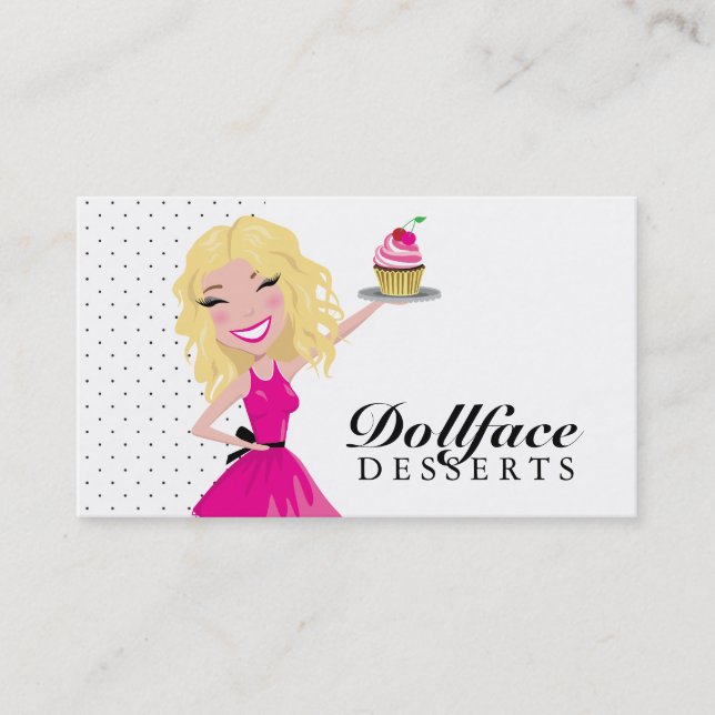 311 Dollface Desserts Blondie Business Card (Front)