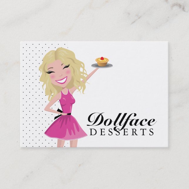 311 Dollface Desserts Blondie Lemon Tarte Business Business Card (Front)