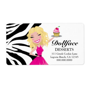 311 Dollface Desserts Blondie Zebra Print