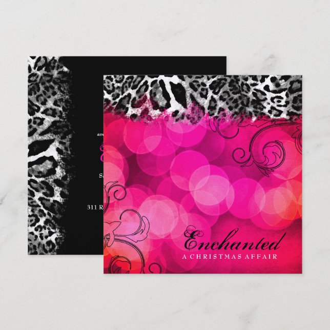 311 Dream in LIghts Metallic Paper Invitation (Front/Back)
