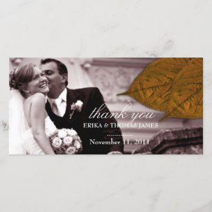 311 Dream Leaf Copper Thank You Card