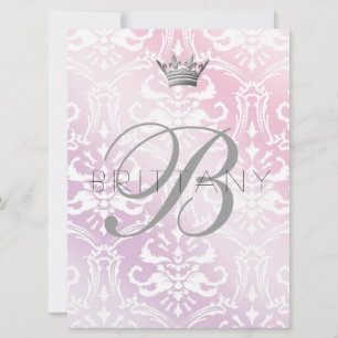311 Enticingly Baby Pink & Lilac Invitation