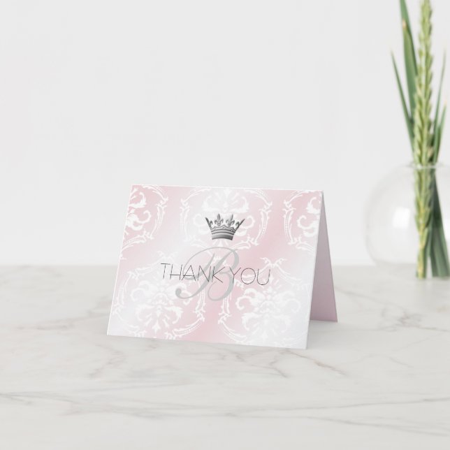 311-Enticingly Pink Thank You Card (Front)