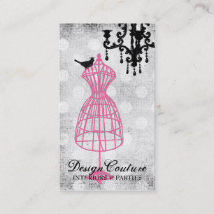 311 Fabulously French Wire Dress Form Business Card