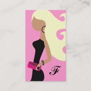 311 Fashionista Platinum Blonde Tan Business Card