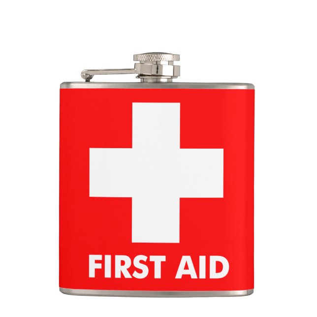 311 First Aid Flask Red (Front)