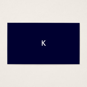 311-Floral High-Rise Name Card Midnight Blue