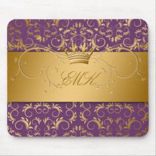311-Golden diVine Eggplant Purple mousepad