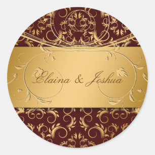 311-Golden diVine Sticker Brown