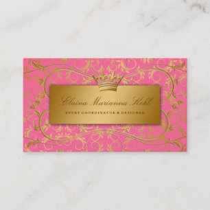 311 Golden diVine Strawberry Brulee Business Card