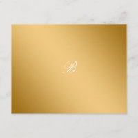 311-Golden diVine White Delight  RSVP card