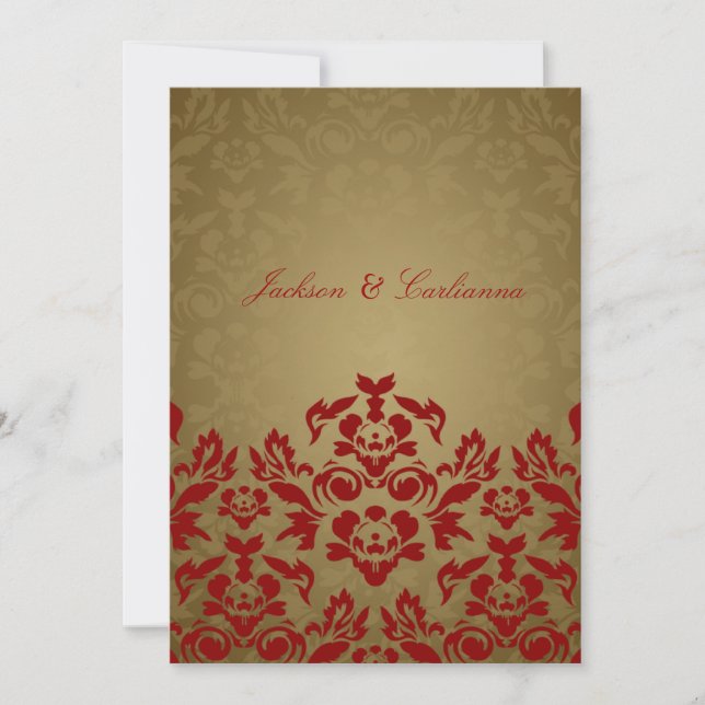 311-Golden Flame 5 x 7 Invite (Front)