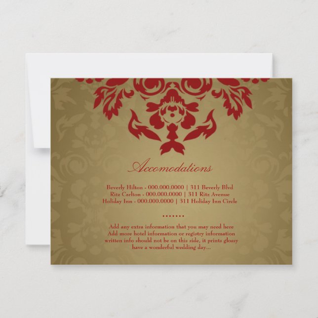 311-Golden Flame RSVP Card (Front)