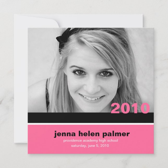 311-Graduation Announcement | Invitation (Front)