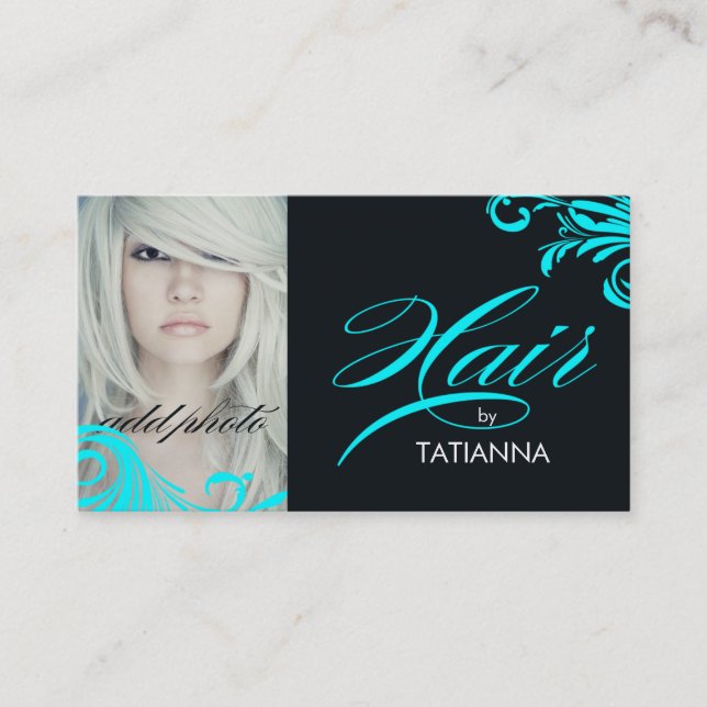 311 Hair By Aqua Business Card (Front)