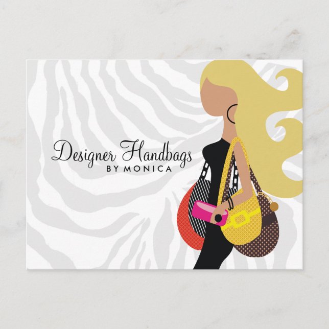 311-Handbag Party Postcard (Front)