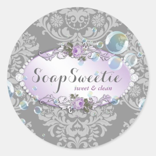 311 Handmade Soap & Bubbles Classic Round Sticker