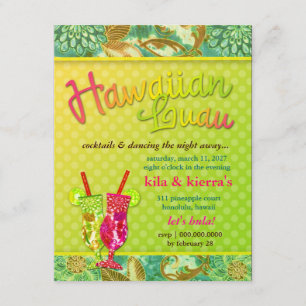 311 Hawaiian Luau Invitation