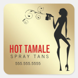 311 Hot Tamale Spray Tans Square Sticker