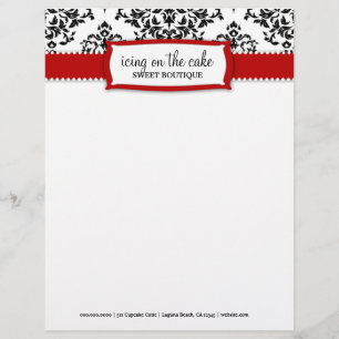 311 Icing on the Cake Cherry Letterhead