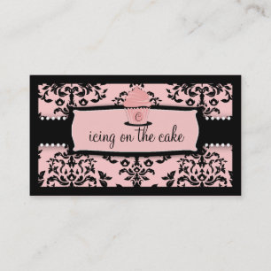 311 Icing on the Cake Cupcake Sweet Icing Pink Business Card