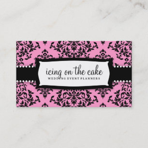 311 Icing on the Cake Pink Liquorice White Dots` Business Card